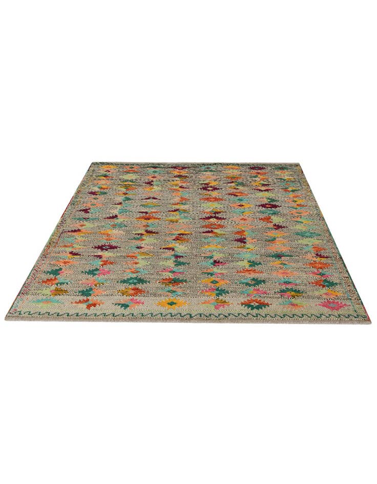 Detail image of 6' x 7' 11 Hand Knotted Balouch Wool Rug