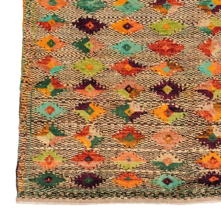 Detail image of 6' x 7' 11 Hand Knotted Balouch Wool Rug