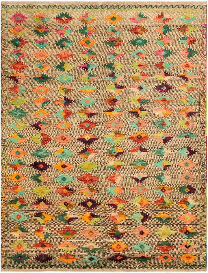 6' x 7' 11 Hand Knotted Balouch Wool Rug