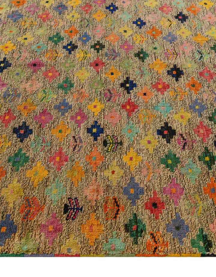 5' 8 x 8' Hand Woven Balouch Wool Rug