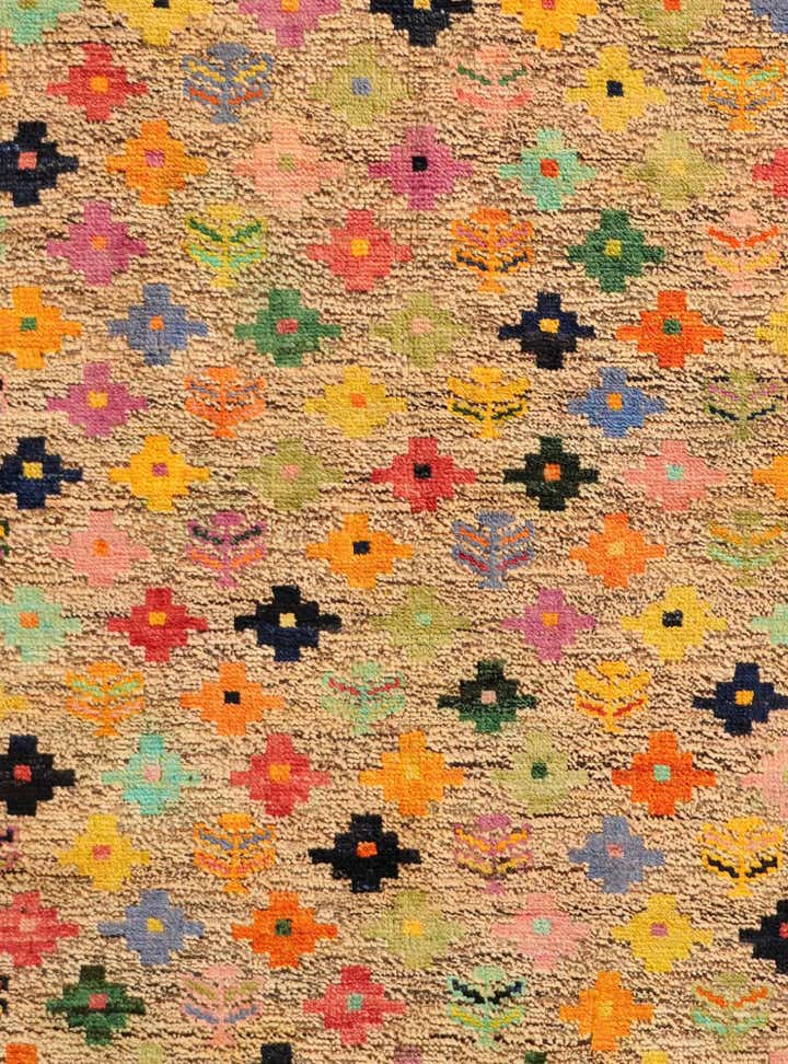 5' 8 x 8' Hand Woven Balouch Wool Rug