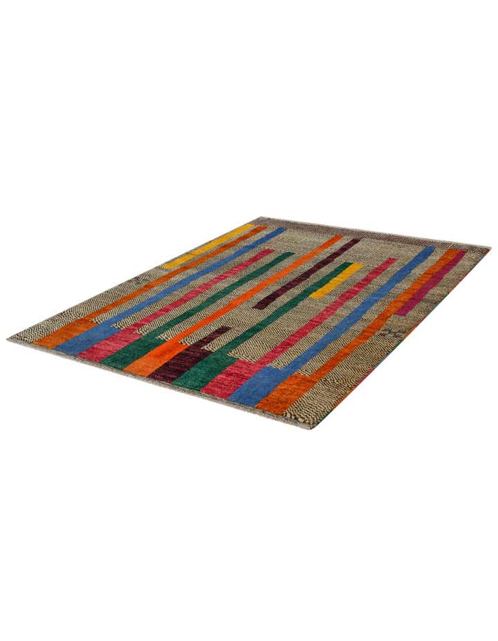 4' 4 x 6' 5 Hand Knotted Balouch Wool Rug