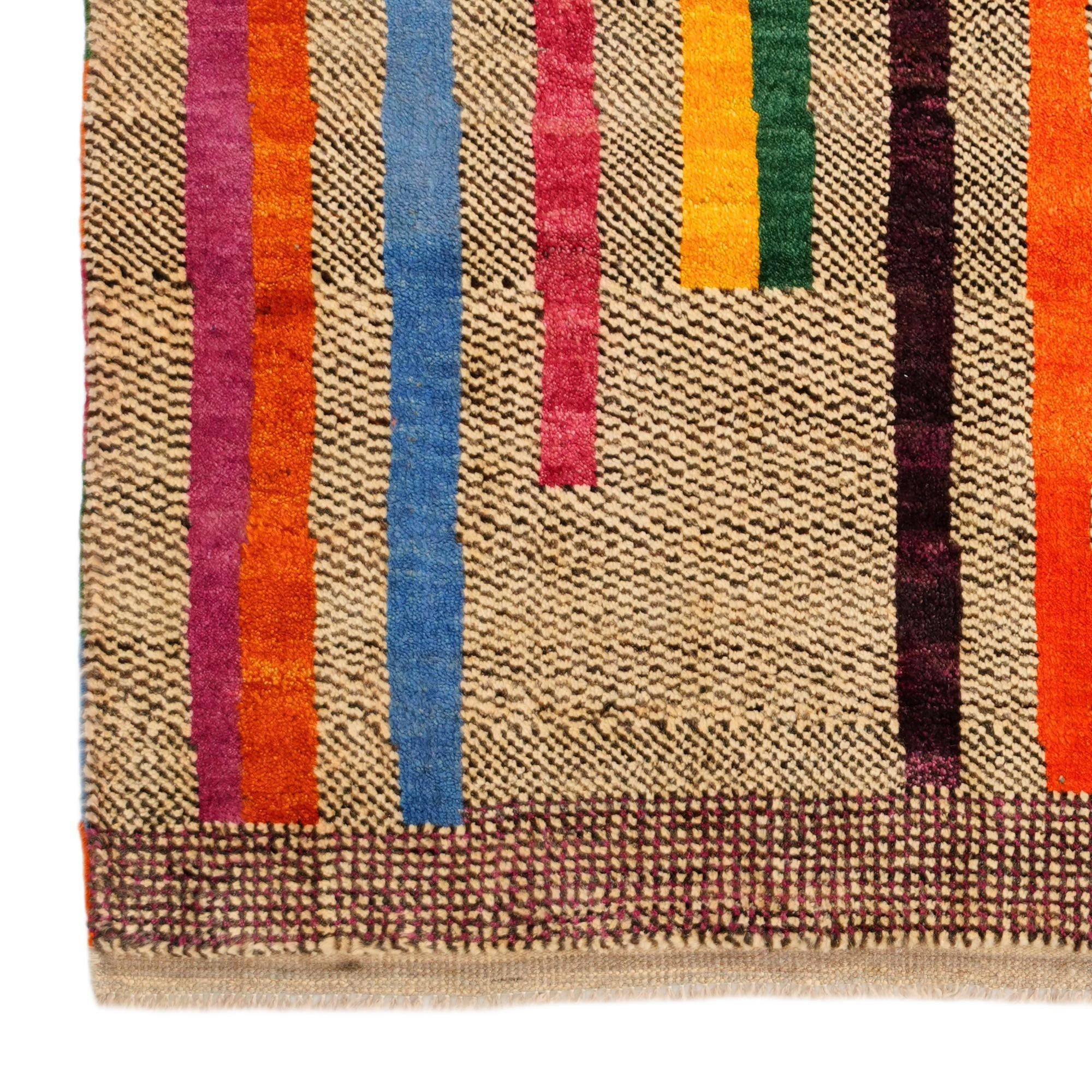 4' 4 x 6' 5 Hand Knotted Balouch Wool Rug