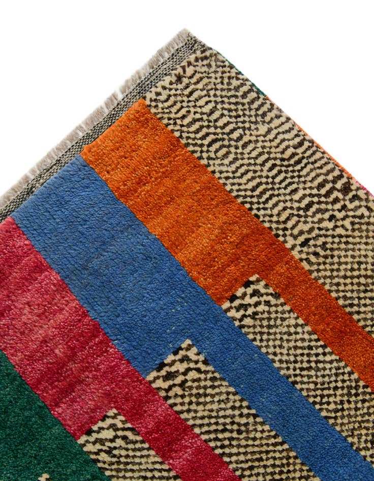 Detail image of 4' 4 x 6' 5 Hand Knotted Balouch Wool Rug