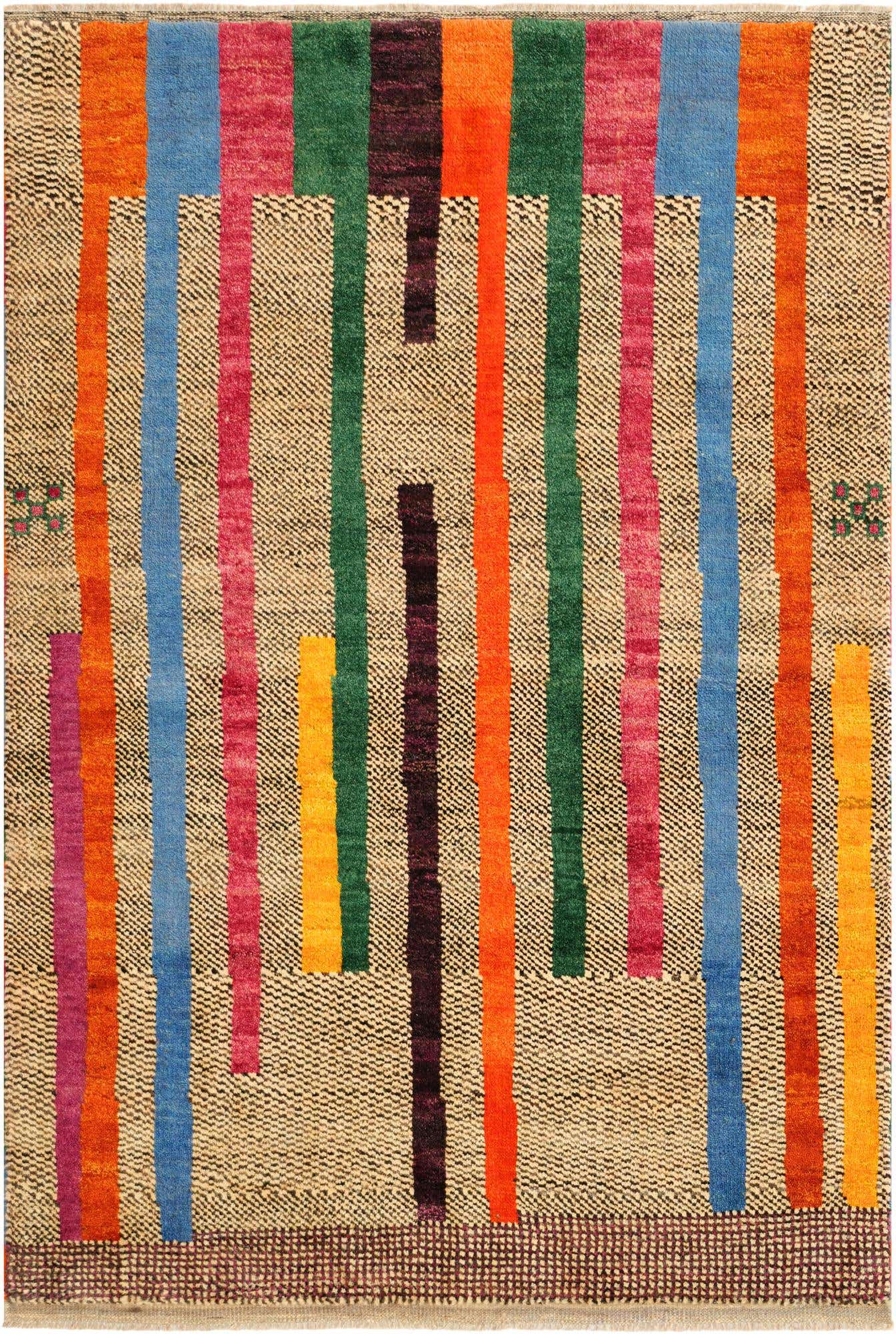 4' 4 x 6' 5 Hand Knotted Balouch Wool Rug