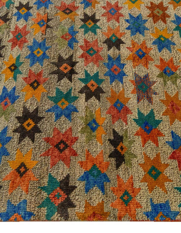 Detail image of 4' 2 x 6' 3 Hand Knotted Balouch Wool Rug