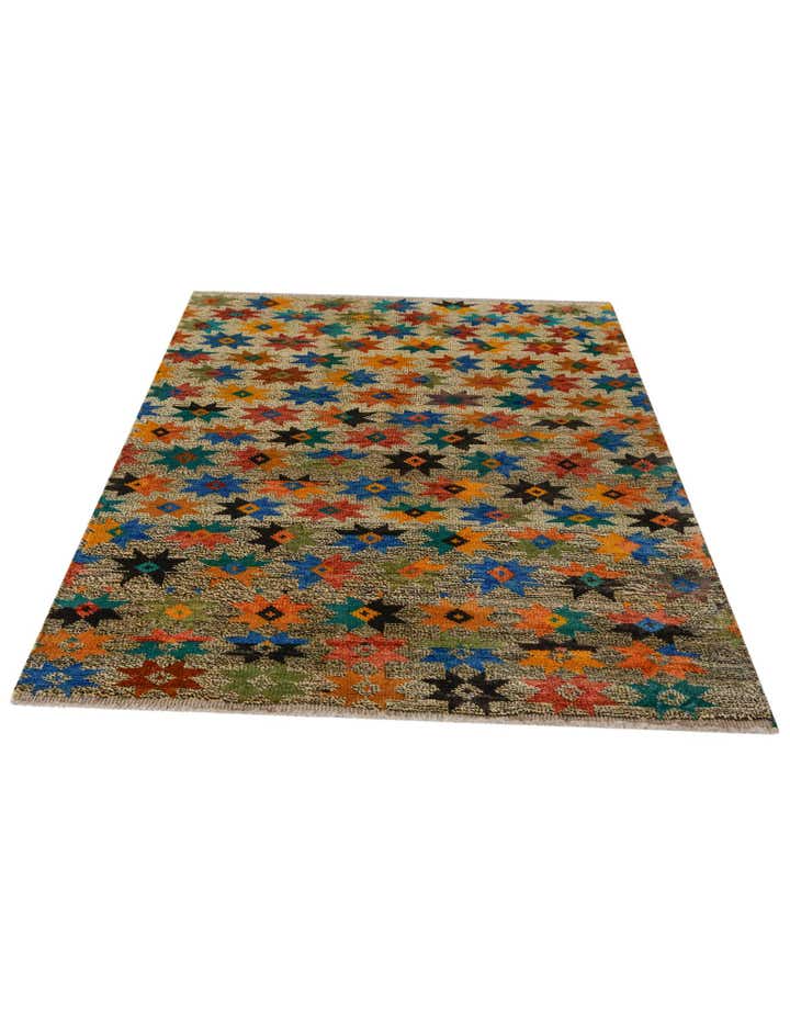 4' 2 x 6' 3 Hand Knotted Balouch Wool Rug