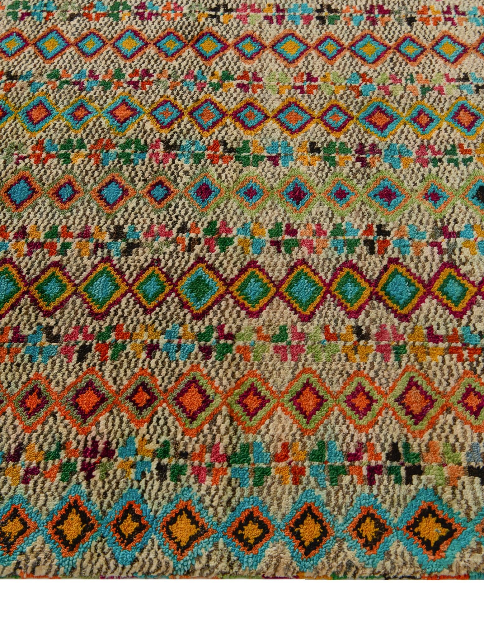 4' 3 x 6' Hand Knotted Balouch Wool Rug