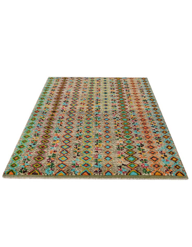 Detail image of 4' 3 x 6' Hand Knotted Balouch Wool Rug