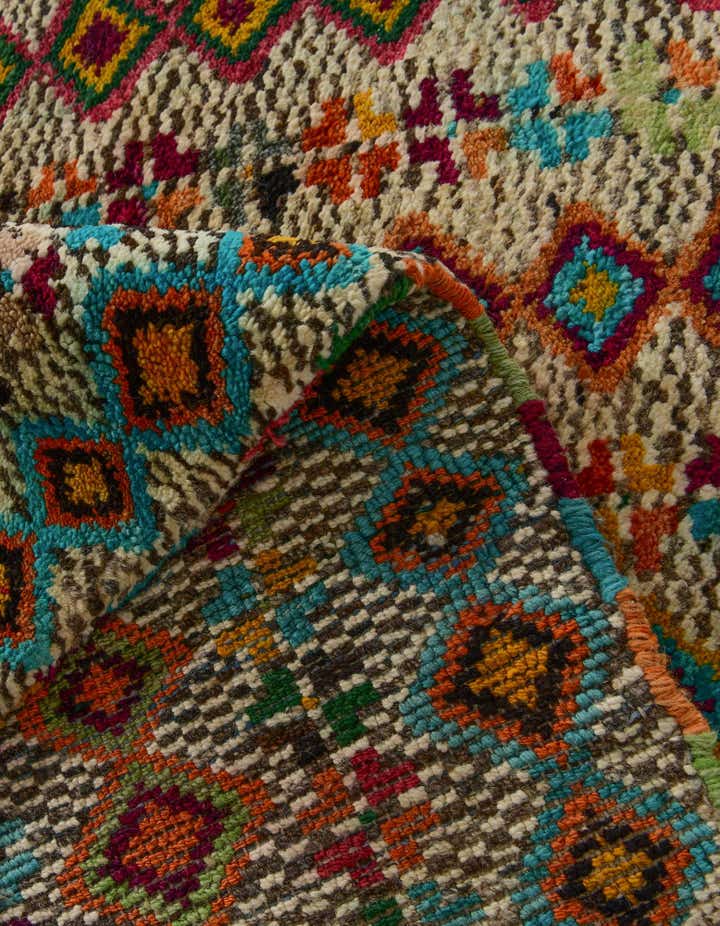 4' 3 x 6' Hand Knotted Balouch Wool Rug