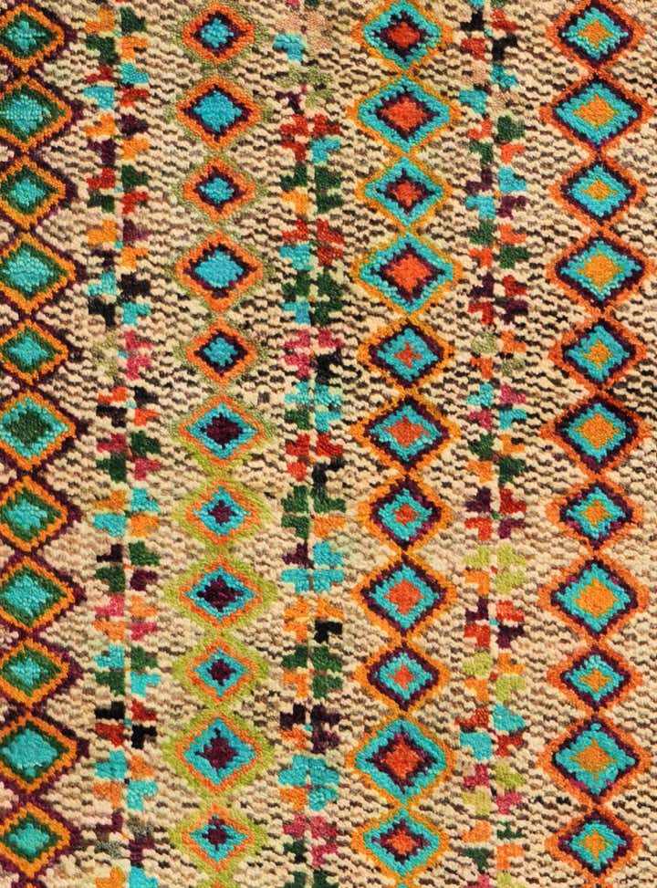 4' 3 x 6' Hand Knotted Balouch Wool Rug
