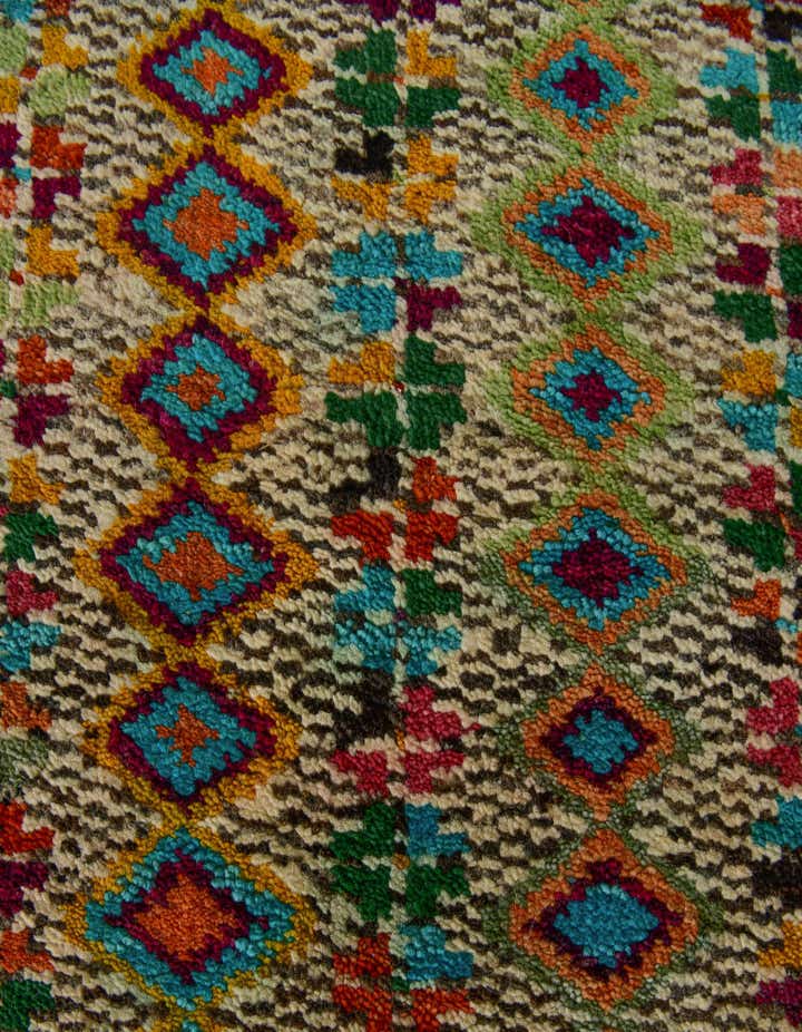 4' 3 x 6' Hand Knotted Balouch Wool Rug