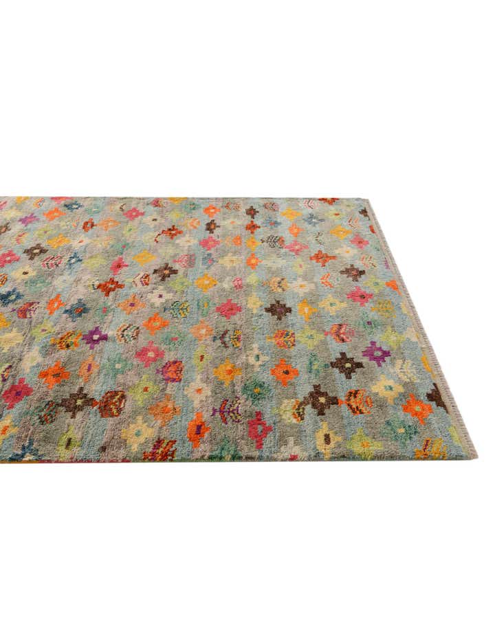 4' 4 x 6' 2 Hand Knotted Balouch Wool Rug
