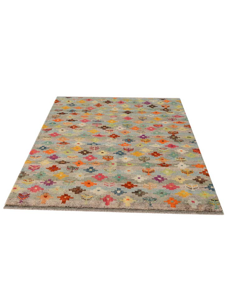 Detail image of 4' 4 x 6' 2 Hand Knotted Balouch Wool Rug