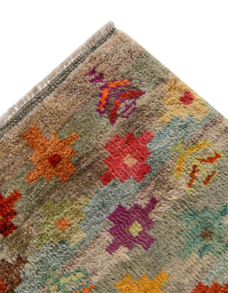 Detail image of 4' 4 x 6' 2 Hand Knotted Balouch Wool Rug