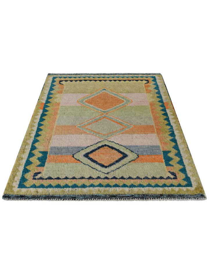 2' 8 x 4' Hand Woven Balouch Wool Rug