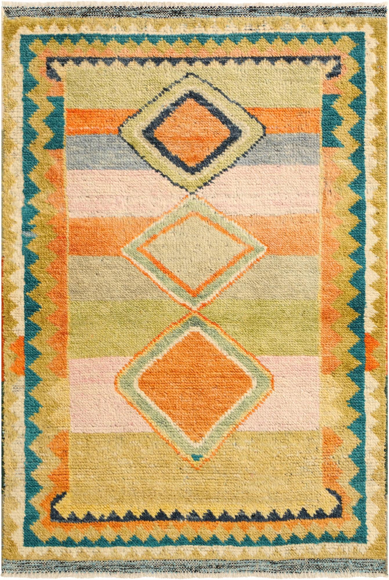2' 8 x 4' Hand Woven Balouch Wool Rug