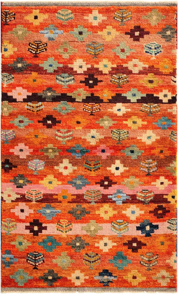 2' 11 x 4' 9 Hand Woven Balouch Wool Rug