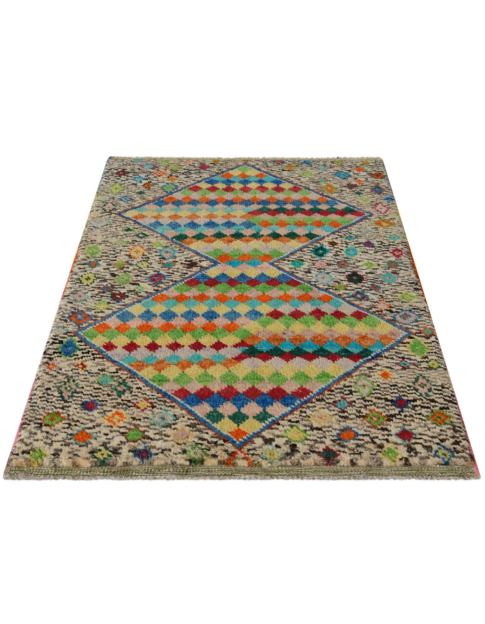 2' 8 x 4' 2 Hand Knotted Balouch Wool Rug