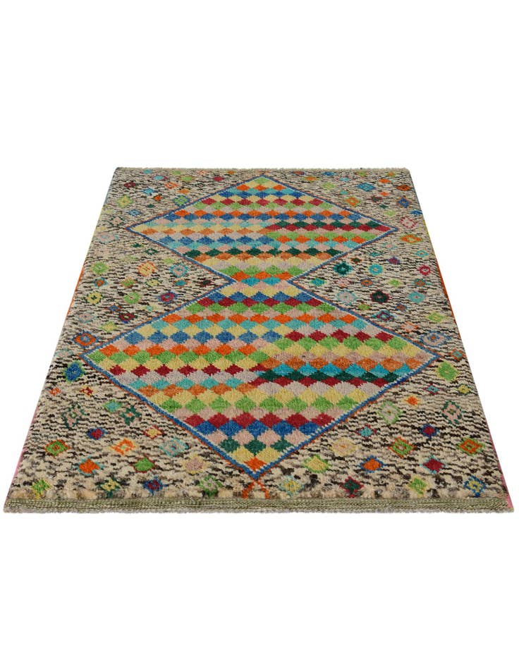 Detail image of 2' 8 x 4' 2 Hand Knotted Balouch Wool Rug