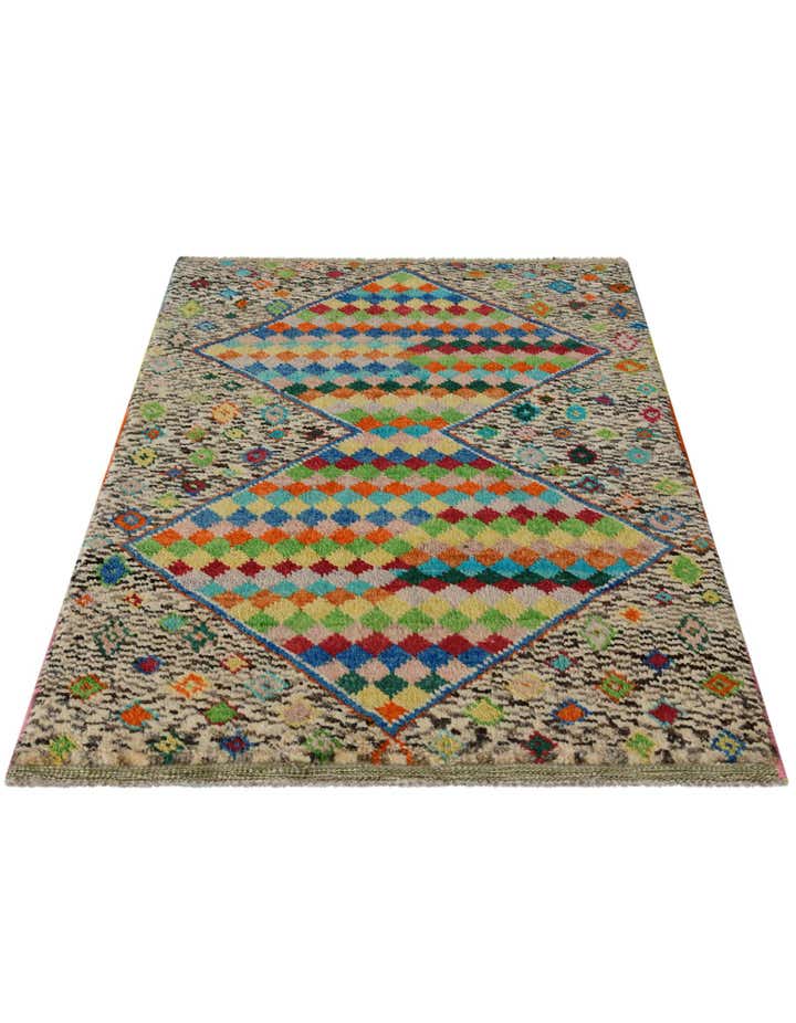 2' 8 x 4' 2 Hand Knotted Balouch Wool Rug