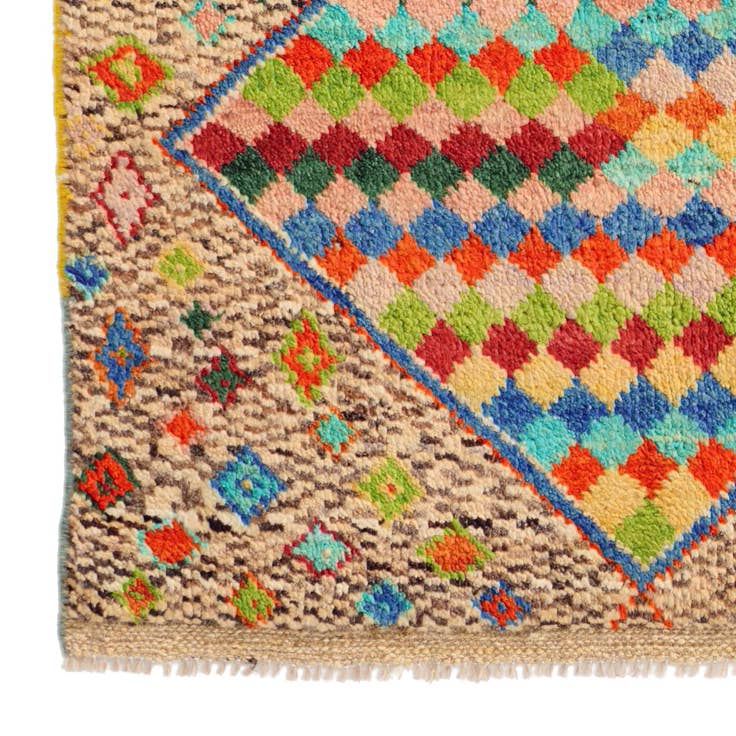 Detail image of 2' 8 x 4' 2 Hand Knotted Balouch Wool Rug