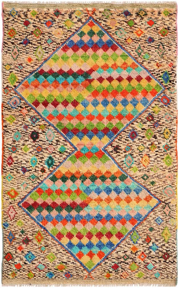 2' 8 x 4' 2 Hand Knotted Balouch Wool Rug