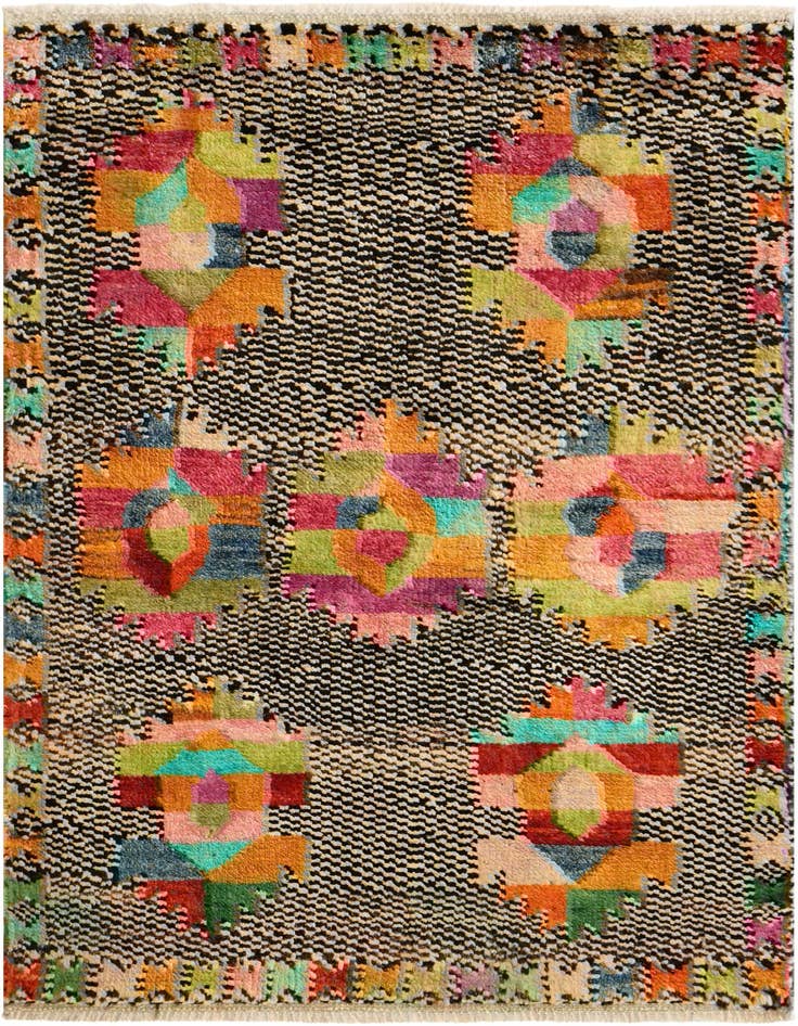 Detail image of 2' 8 x 4' 2 Hand Knotted Balouch Wool Rug