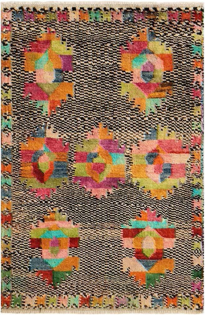 2' 8 x 4' 2 Hand Knotted Balouch Wool Rug