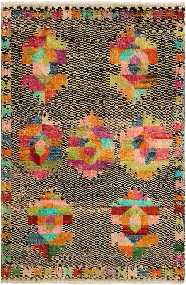 Detail image of 2' 8 x 4' 2 Hand Knotted Balouch Wool Rug