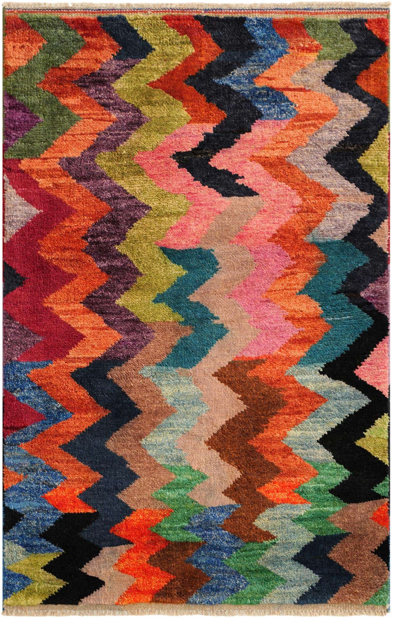 2' 8 x 4' 3 Hand Knotted Balouch Wool Rug