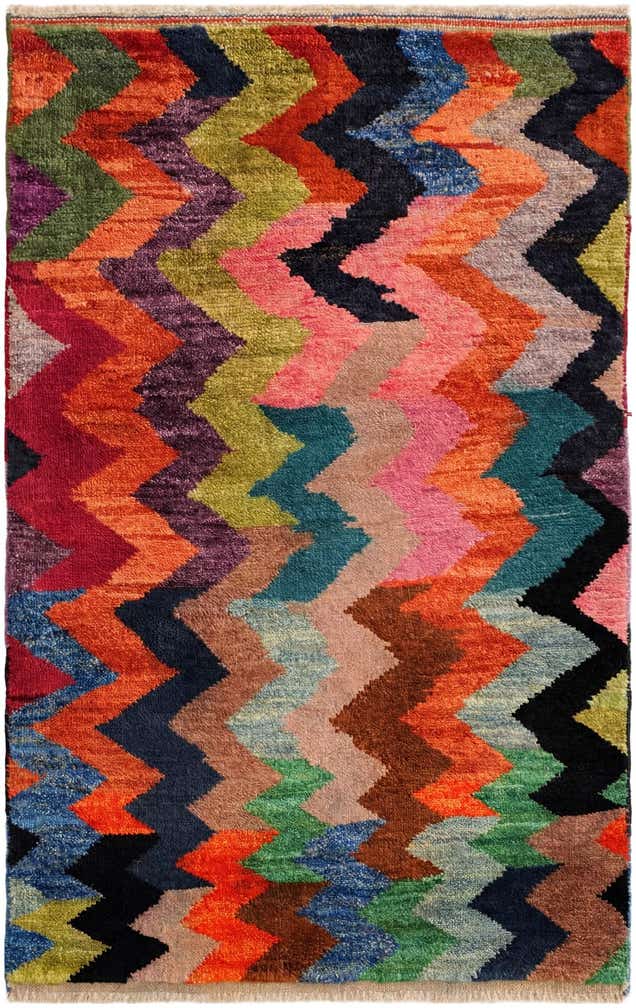 2' 8 x 4' 3 Hand Knotted Balouch Wool Rug