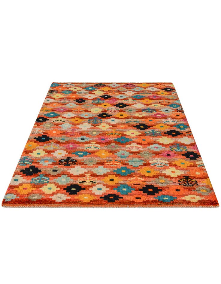 Detail image of 3' 2 x 4' 10 Hand Knotted Balouch Wool Rug
