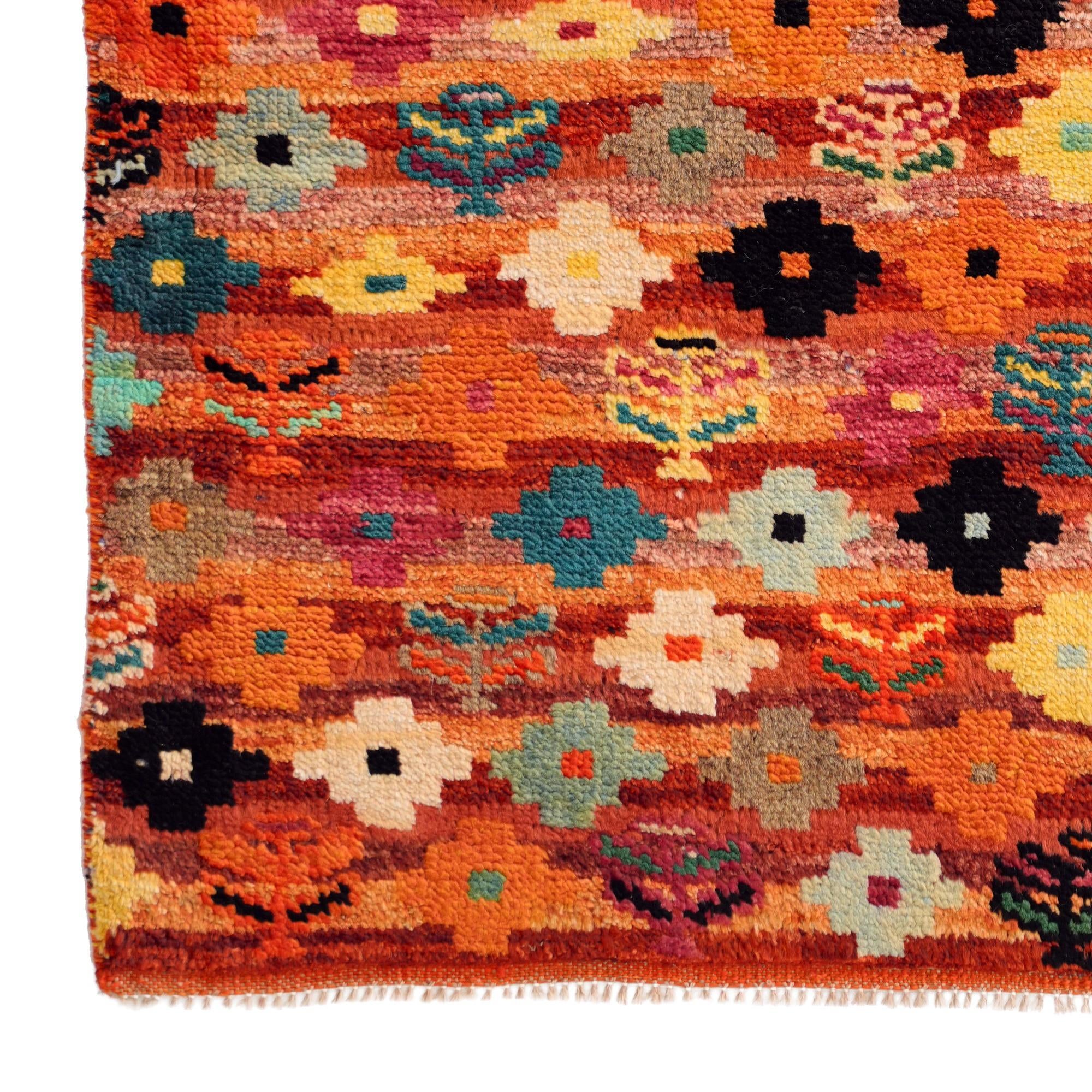 3' 2 x 4' 10 Hand Knotted Balouch Wool Rug