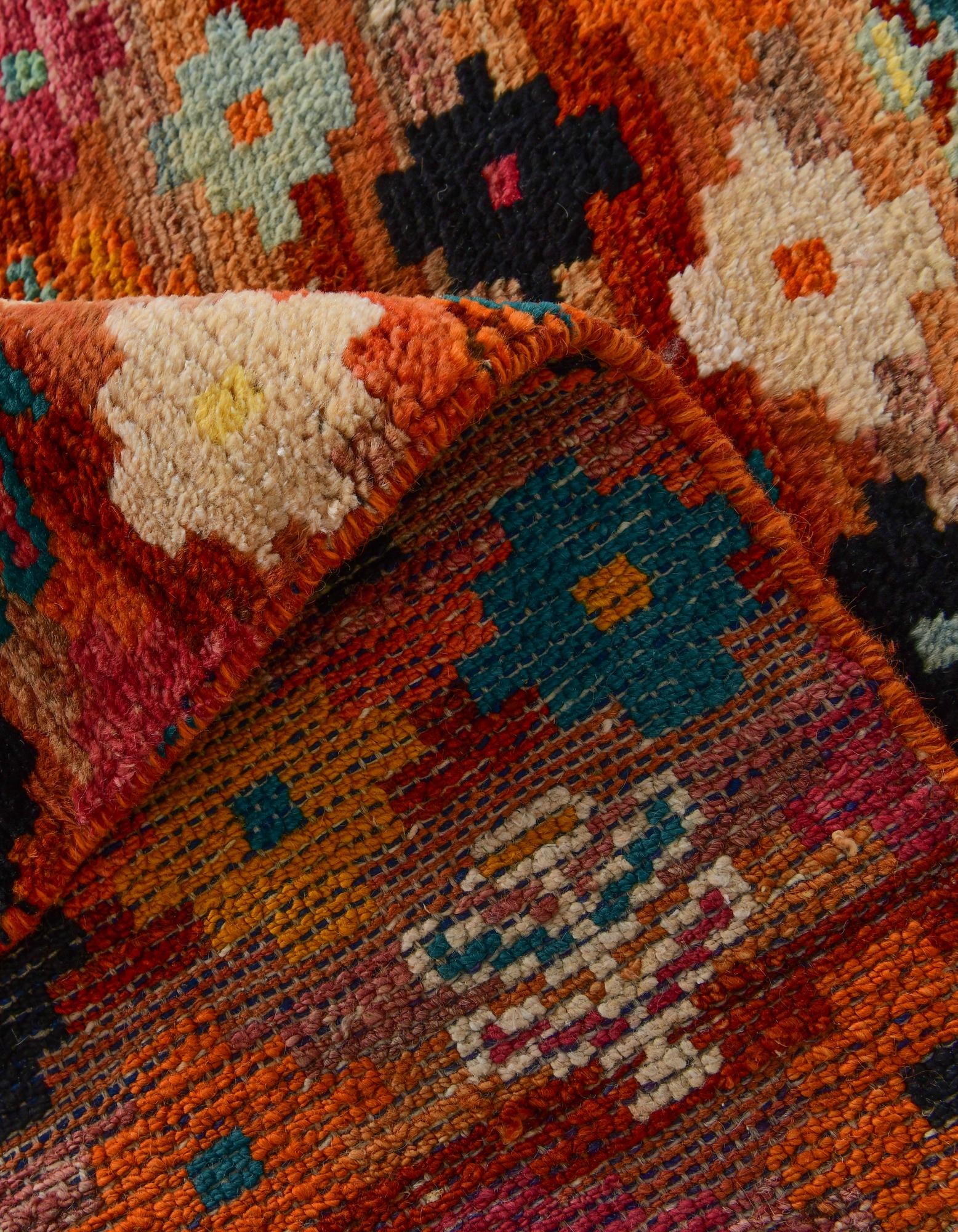 3' 2 x 4' 10 Hand Knotted Balouch Wool Rug
