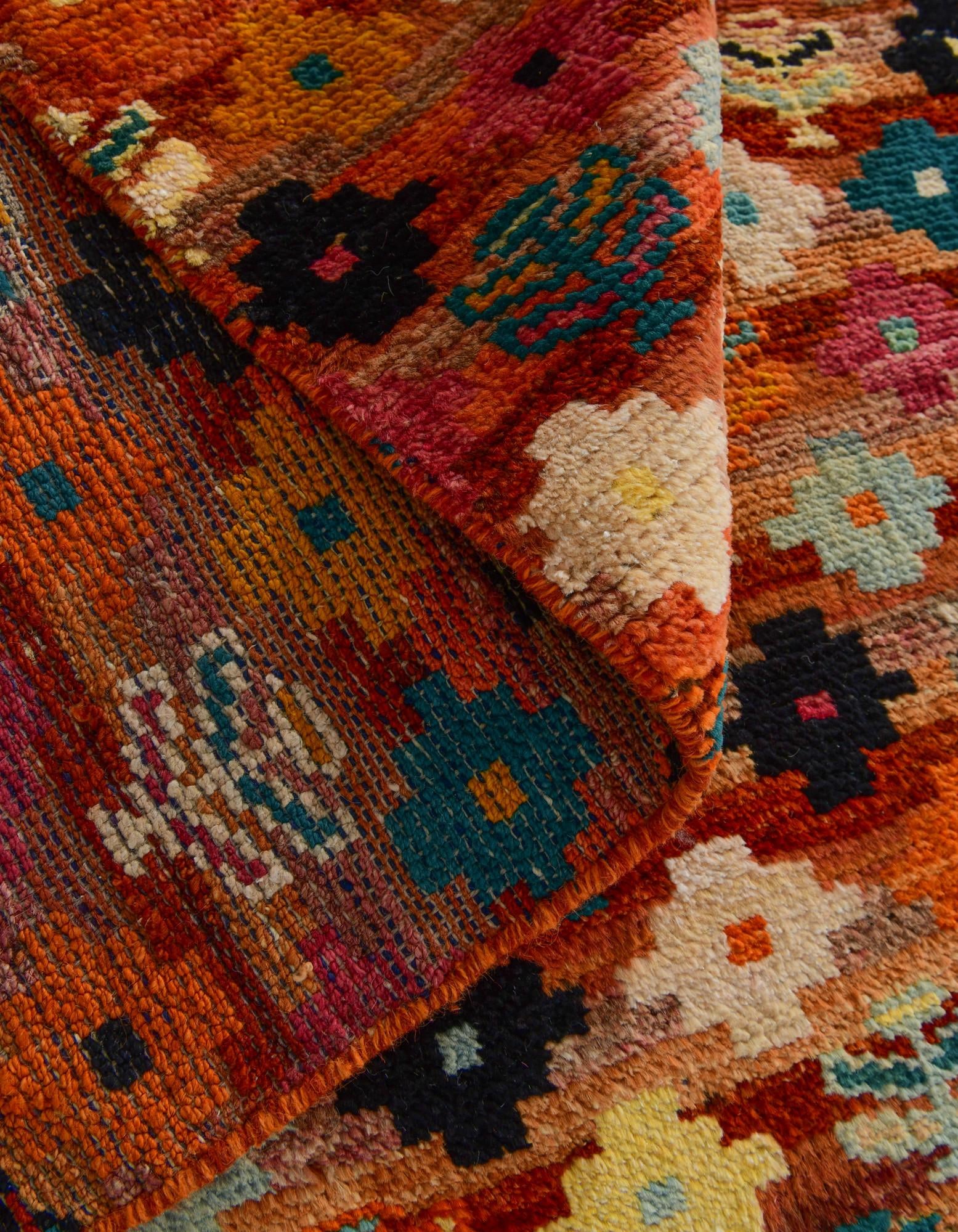 3' 2 x 4' 10 Hand Knotted Balouch Wool Rug