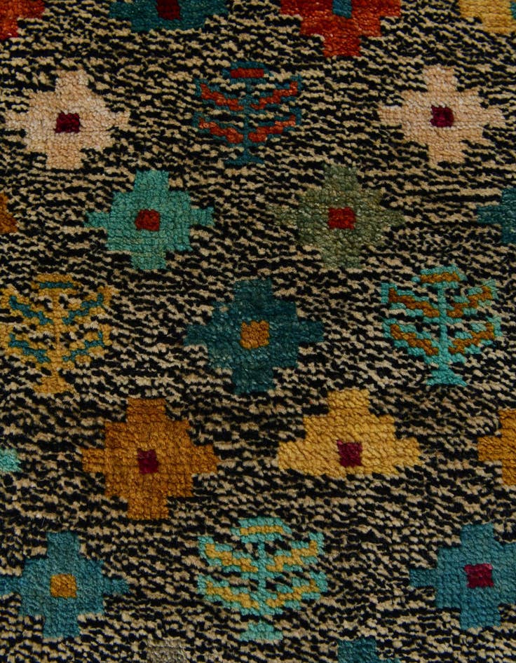 Detail image of 2' 10 x 4' 10 Hand Knotted Balouch Wool Rug