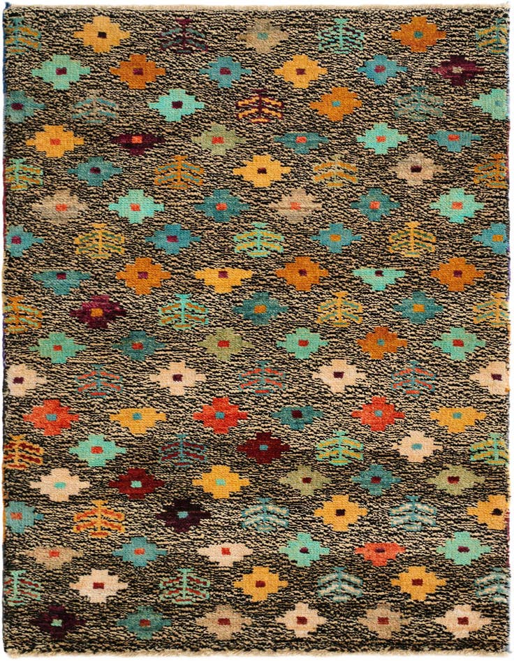 Detail image of 2' 10 x 4' 10 Hand Knotted Balouch Wool Rug