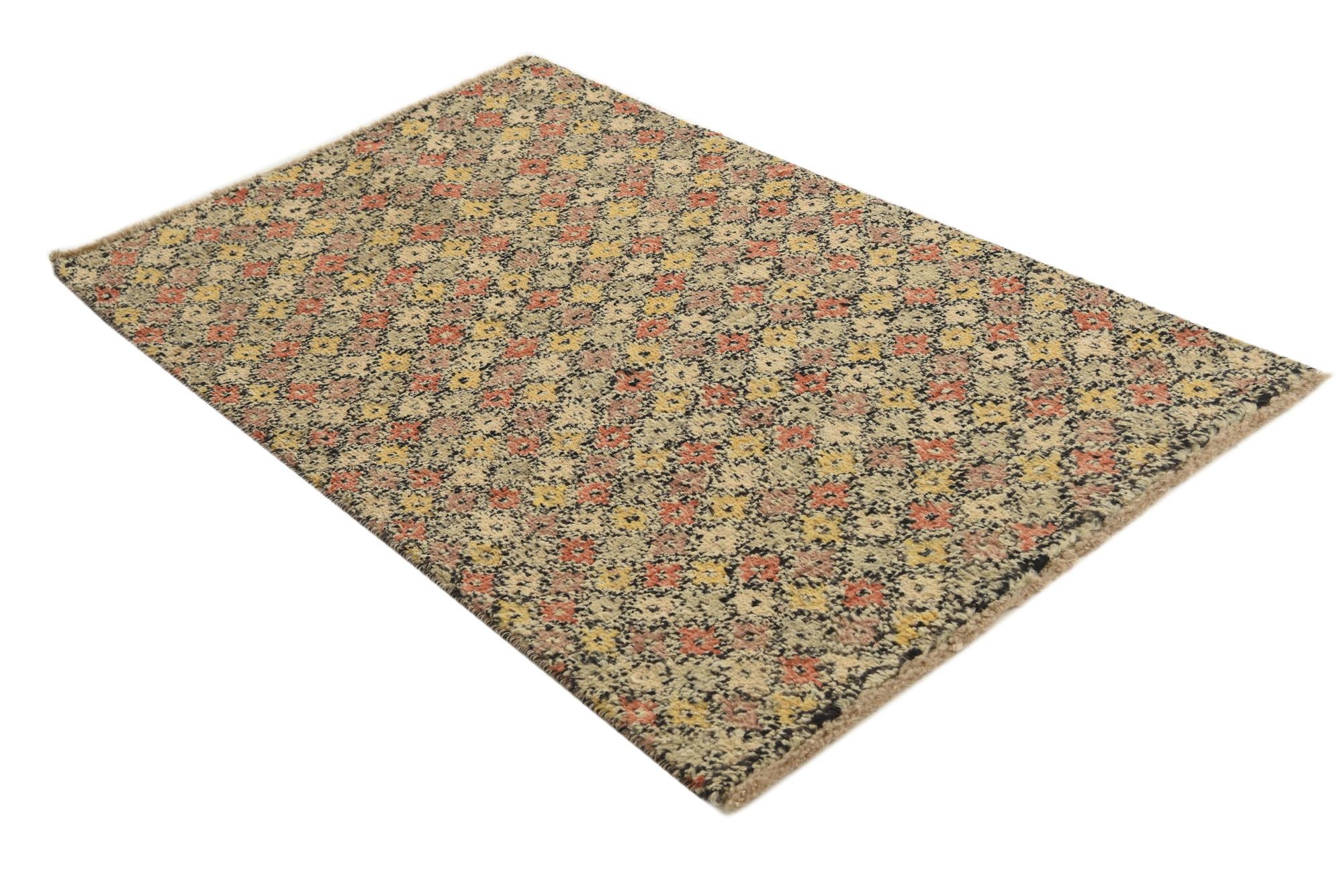 3' 2 x 5' 1 Hand Knotted Balouch Wool Rug