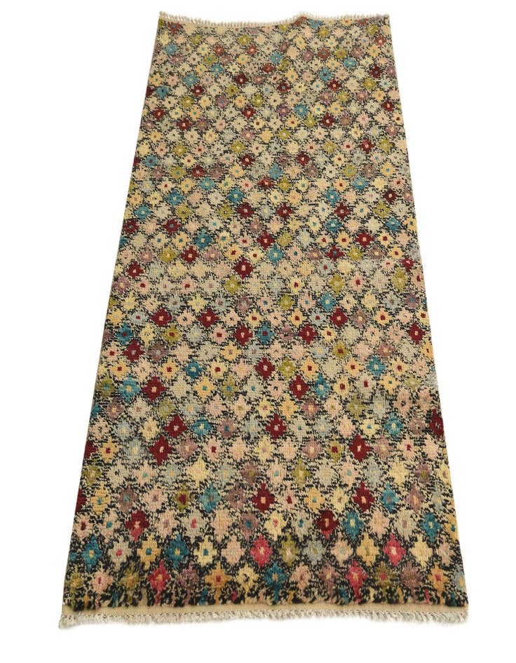 Detail image of 3' 2 x 5' 3  Hand Knotted Balouch Wool Rug