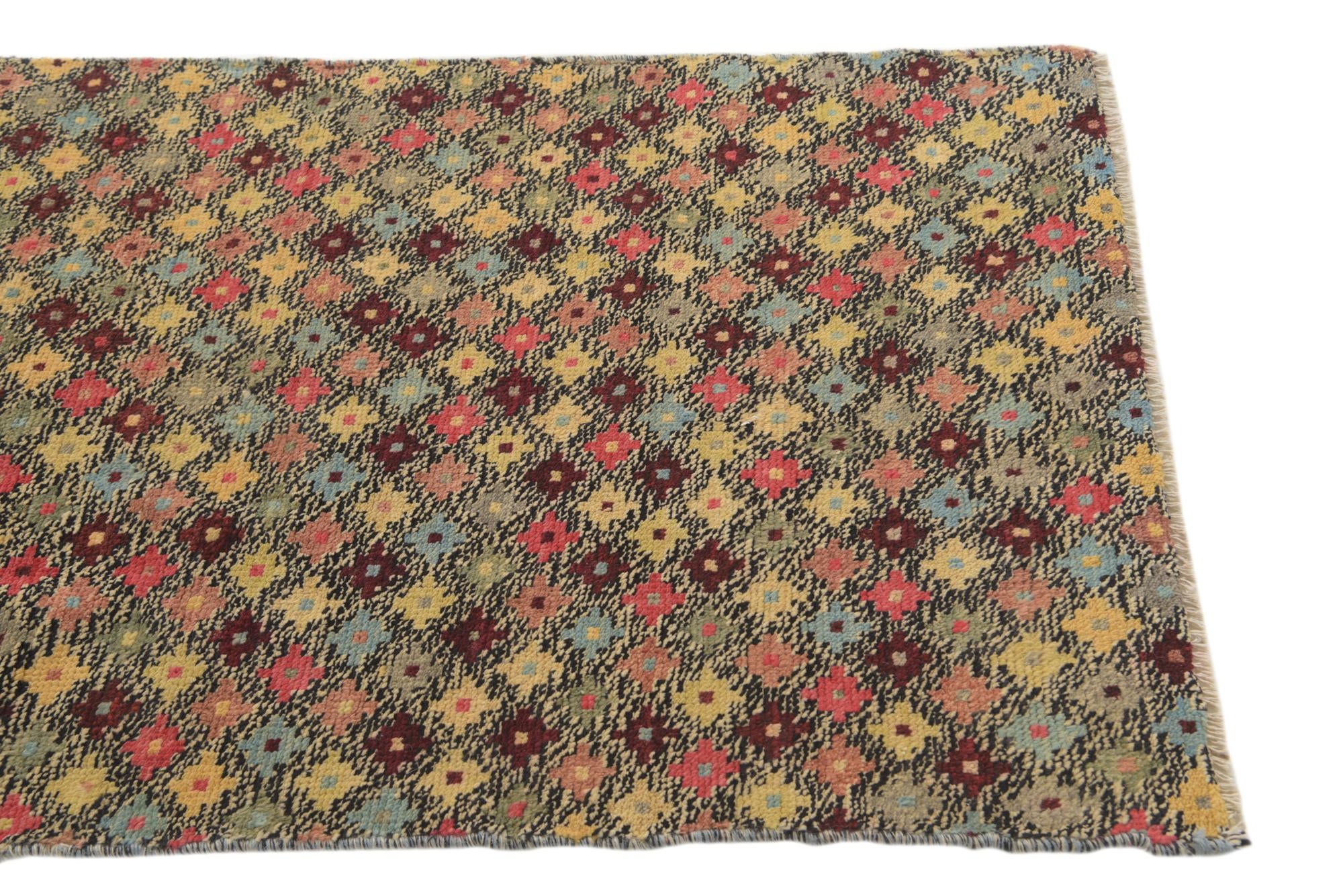 3' x 5' 3 Hand Knotted Balouch Wool Rug