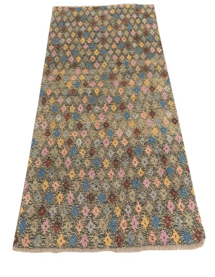 Detail image of 4' 2 x 6'  Hand Knotted Balouch Wool Rug