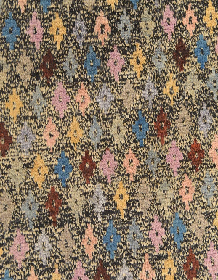 Detail image of 4' 2 x 6'  Hand Knotted Balouch Wool Rug