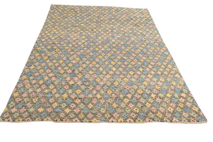 5' 6 x 8' 5 Hand Knotted Balouch Wool Rug