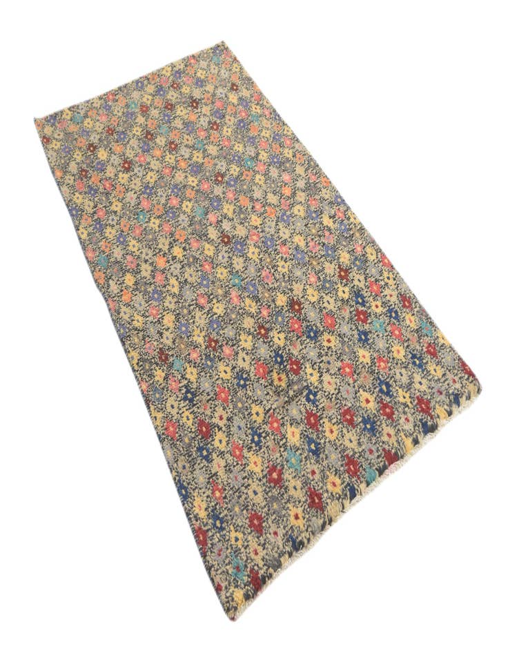 Detail image of 3' 8 x 6'  Hand Knotted Balouch Wool Rug