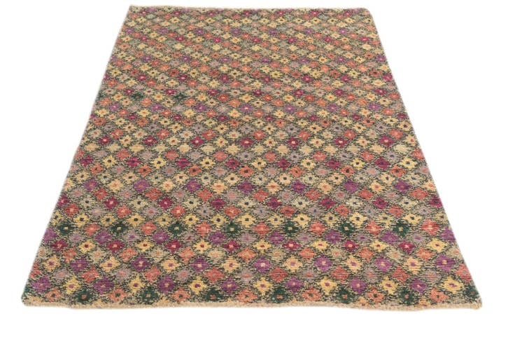 Detail image of 4' 3 x 6' 4 Hand Knotted Balouch Wool Rug