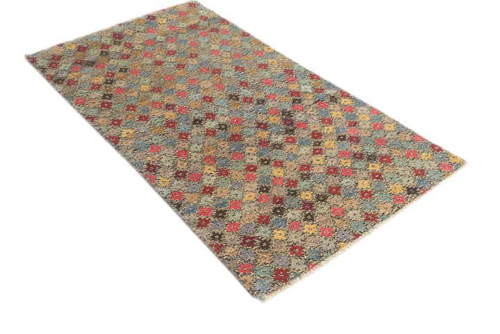 3' x 5' 4 Hand Knotted Balouch Wool Rug