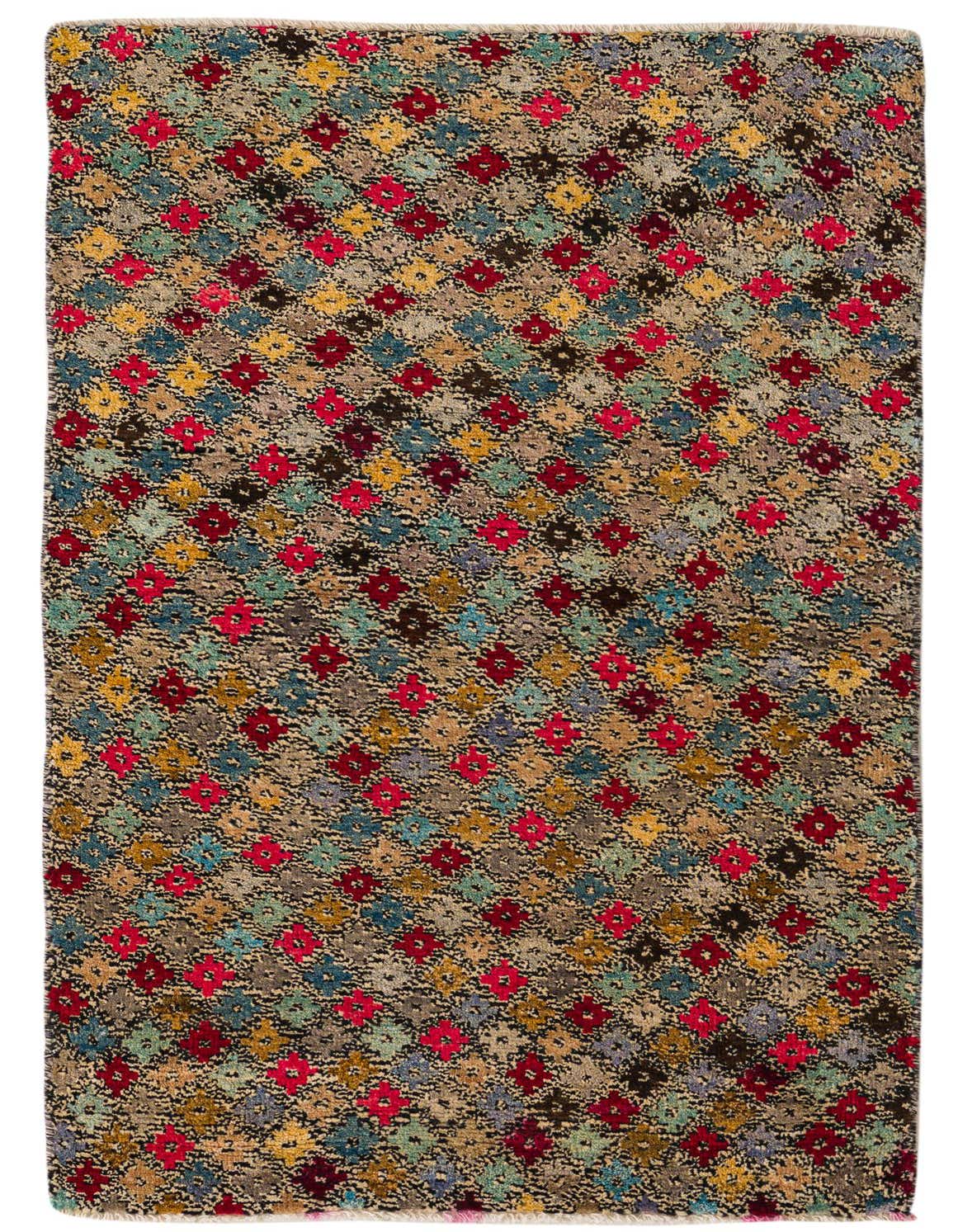 3' x 5' 4 Hand Knotted Balouch Wool Rug