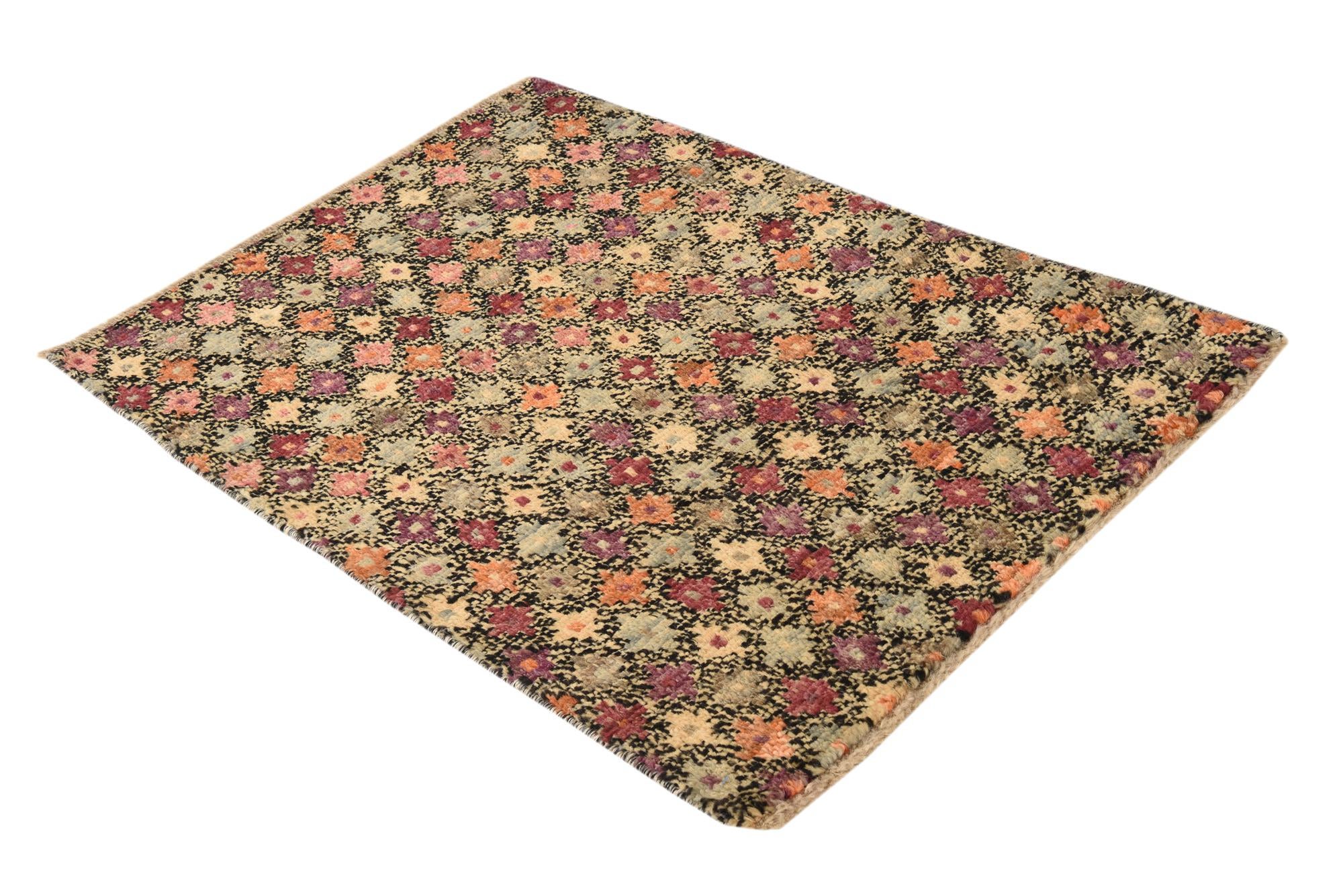 2' 9 x 4' Hand Knotted Balouch Wool Rug