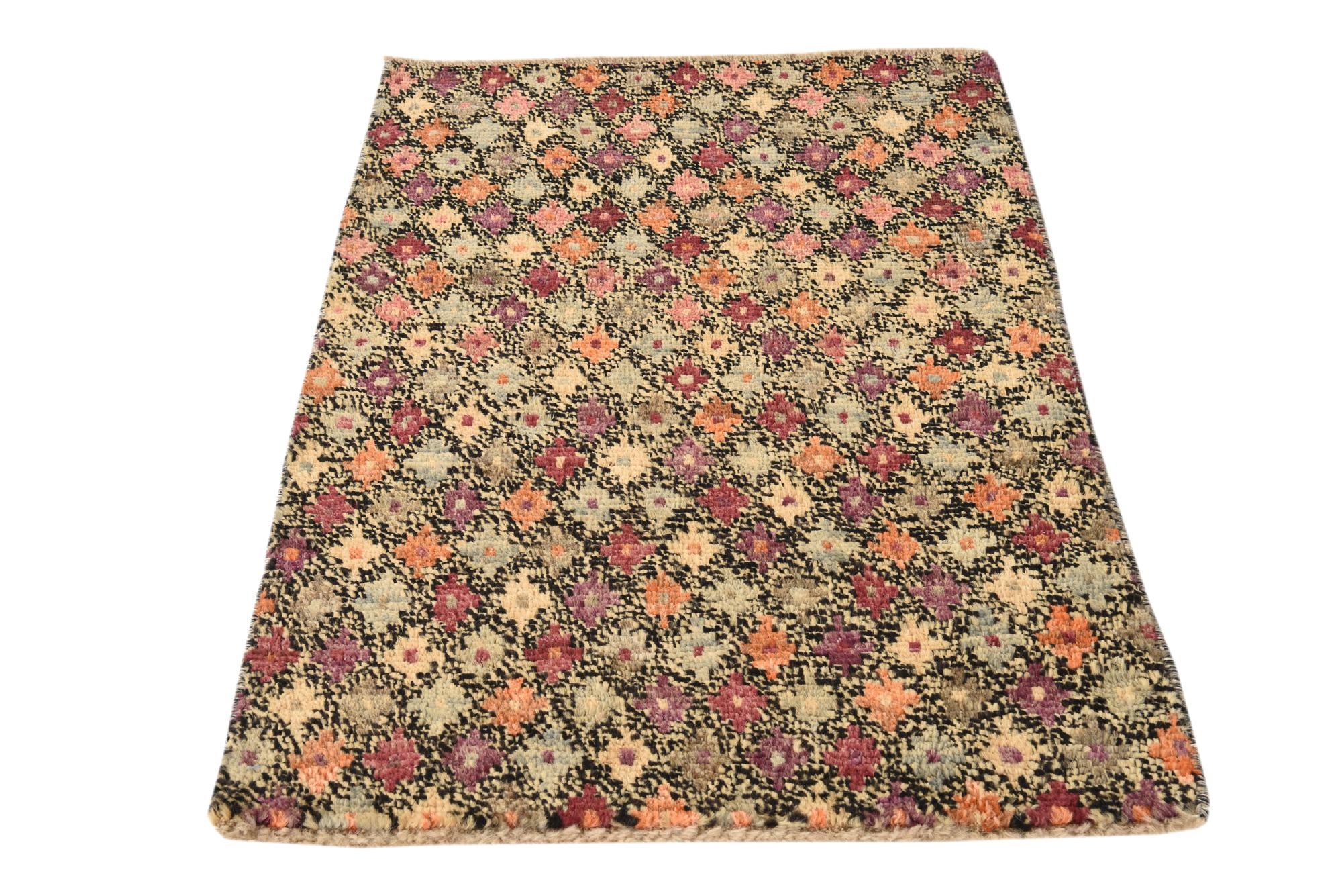 2' 9 x 4' Hand Knotted Balouch Wool Rug